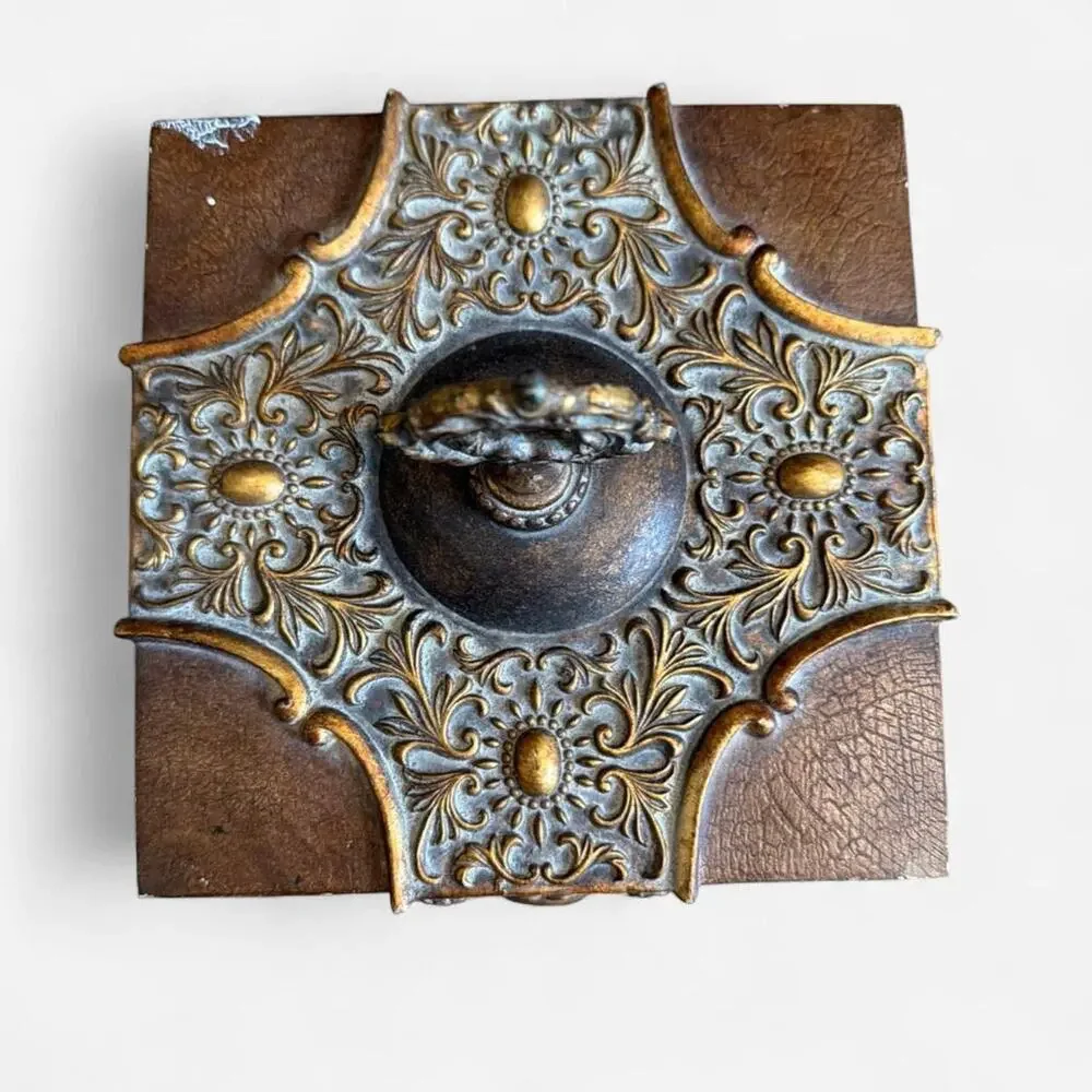 Large Wood decorative Storage Box Ornate with lid neo-classical regency
